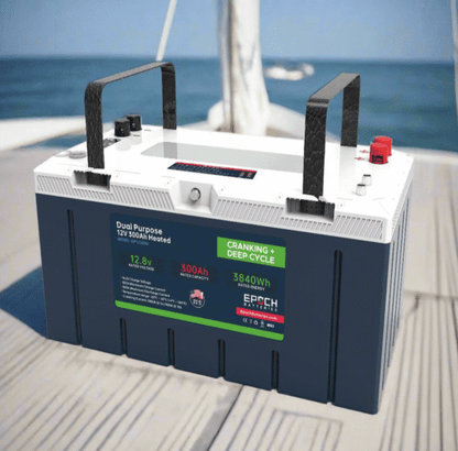 12V 300Ah – Group 8D – Cranking & Deep Cycle Lithium Battery (Dual Purpose)