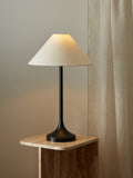 Ivar Black Table Lamp with Natural Shade 2