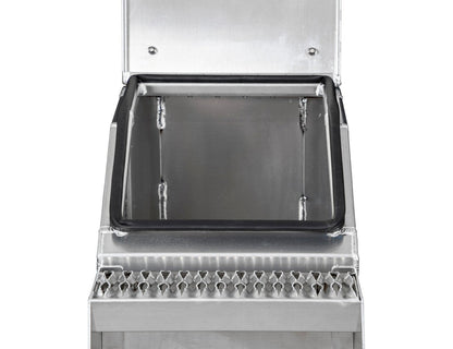 Buyers Products 28-in x 24-in x 19-in Smooth Aluminum Step Box Truck Tool Box 1705285