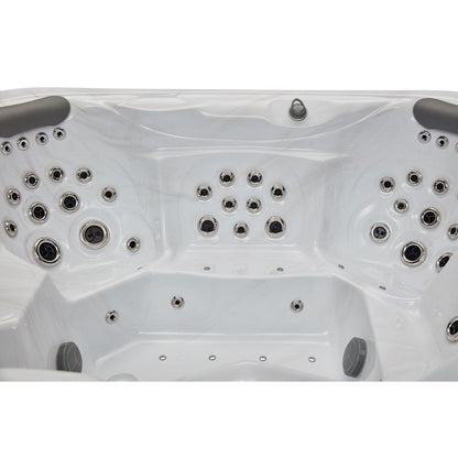Danika 5-person 68-jet Hot Tub With Bluetooth In Gray