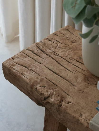 Padstow Reclaimed Wooden Bench Large