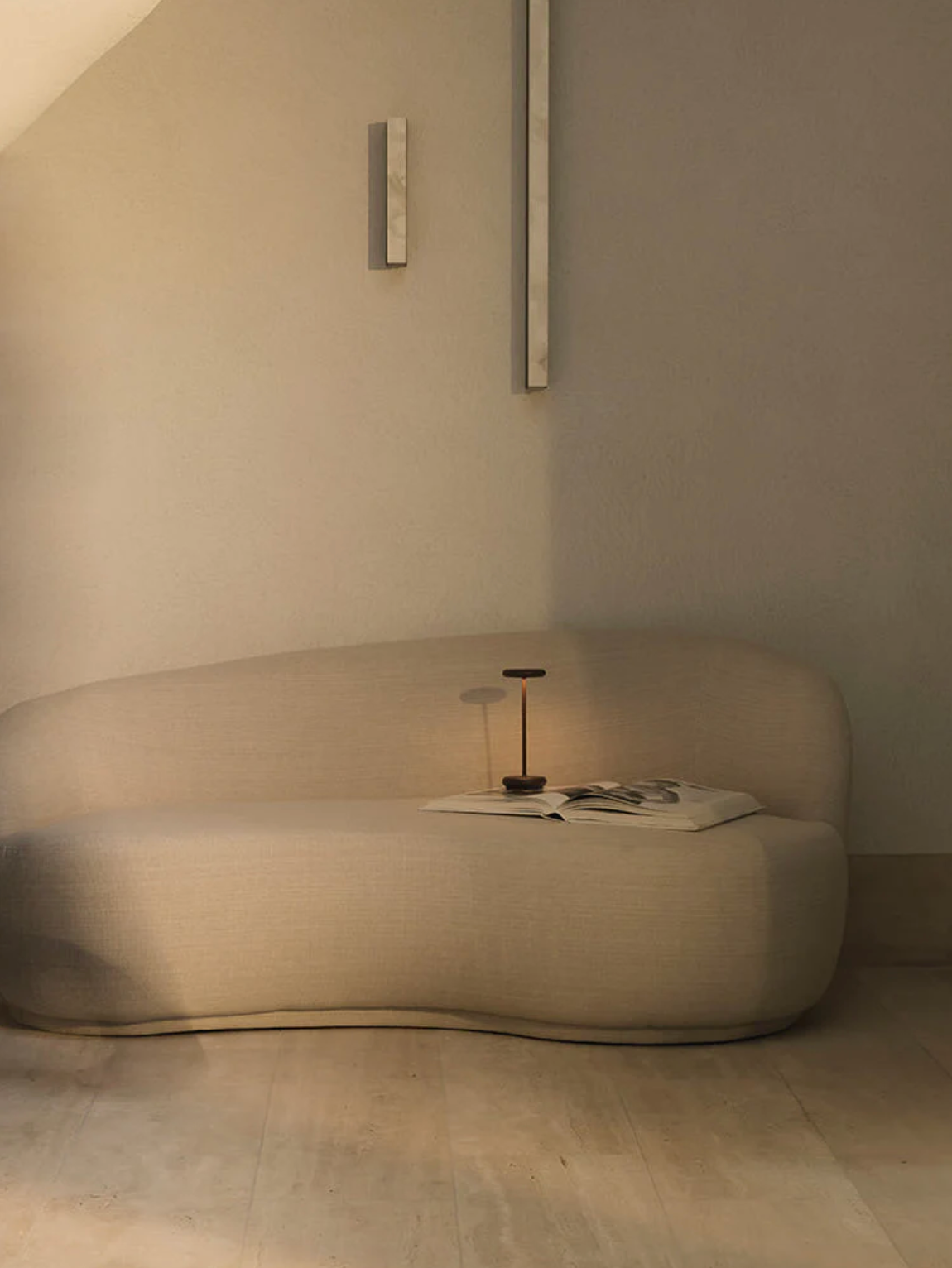 Rechargeable Cordless Table Lamp – Modern Dimmable LED Bedside Lamp