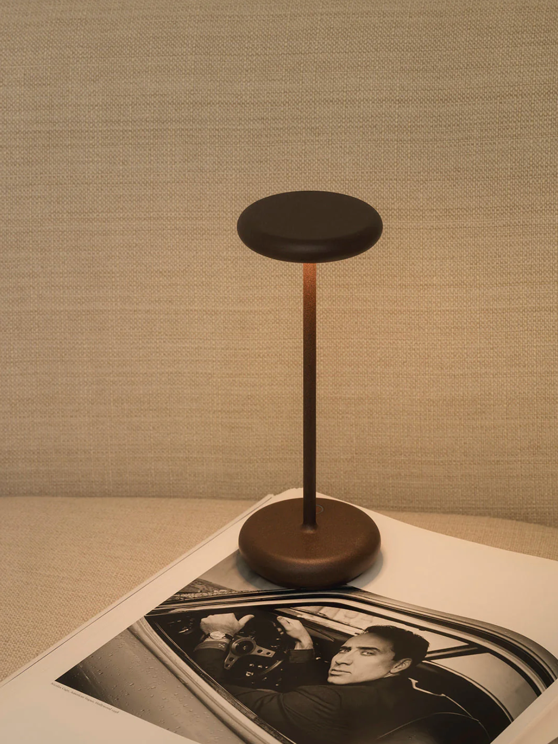 Rechargeable Cordless Table Lamp – Modern Dimmable LED Bedside Lamp