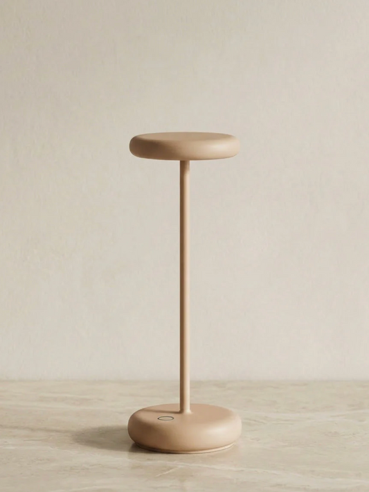 Lana Sand Rechargeable Table Lamp – Cordless Dimmable LED Lamp