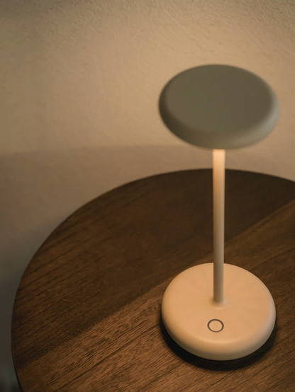Lana Sand Rechargeable Table Lamp – Cordless Dimmable LED Lamp