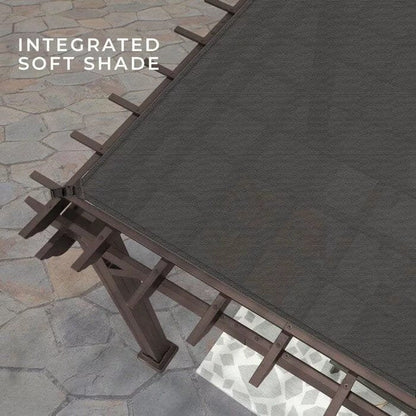 Backyard Discovery 14 ft. x 10 ft. Steel Traditional Pergola
