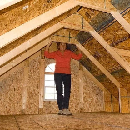 Best barns Hampton 12×24 Wood Storage Shed Kit Installation Included
